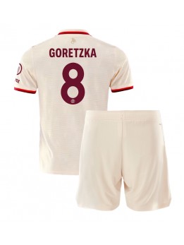Bayern Munich Leon Goretzka #8 Replika Tredje Kläder Barn 2024-25 Kortärmad (+ byxor)